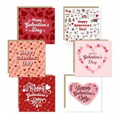 Happy Galentines Day Card Set of 6 Galentines Cards For Friends 