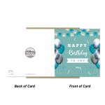 Happy Birthday Card For Men Women, 14.5x14.5cm Greetings Card