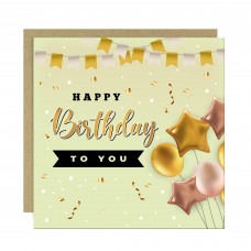 Birthday Card with Envelope Happy Birthday Card Men Women Friend