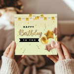 Birthday Card with Envelope Happy Birthday Card Men Women Friend