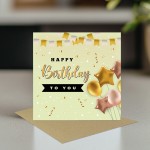 Birthday Card with Envelope Happy Birthday Card Men Women Friend