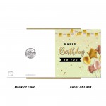 Birthday Card with Envelope Happy Birthday Card Men Women Friend