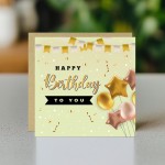 Birthday Card with Envelope Happy Birthday Card Men Women Friend