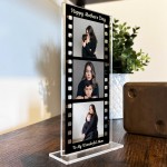 Personalised Film Photo Plaque Mum Photo Collage Wonderful Mum