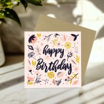 Female Happy Birthday Card 14.5x14.5cm Card For Women Girls 