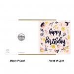 Female Happy Birthday Card 14.5x14.5cm Card For Women Girls 