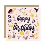 6 Assorted Birthday Cards for Women Multipack Floral Birthday 