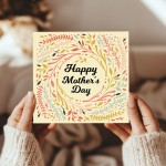 Mothers Day Card For Mum Happy Mother's Day Card 14.5x14.5cm Mothers Day Card For Mum Happy Mother's Day Card 14.5x14.5cm