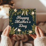 Happy Mother's Day Card For Mum 14.5x14.5cm With Craft Envelopr