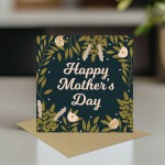 Happy Mother's Day Card For Mum 14.5x14.5cm With Craft Envelopr