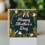 Happy Mother's Day Card For Mum 14.5x14.5cm With Craft Envelopr