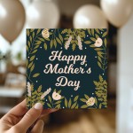 Happy Mother's Day Card For Mum 14.5x14.5cm With Craft Envelopr