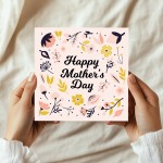 Happy Mothers Day Card Mum Card From Daughter Son Greetings Card
