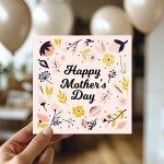 Happy Mothers Day Card Mum Card From Daughter Son Greetings Card