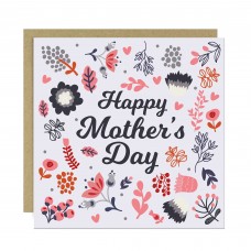 Mum Mothers Day Card Happy Mothers Day Card 14.5x14.5cm