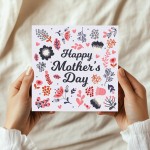 Mum Mothers Day Card Happy Mothers Day Card 14.5x14.5cm