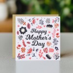 Mum Mothers Day Card Happy Mothers Day Card 14.5x14.5cm
