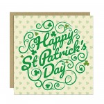 St Patricks Day Card Irish Day Cards with Shamrock Family Friend