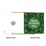 St Patricks Day Card Irish Shamrock Card for Family and Friends