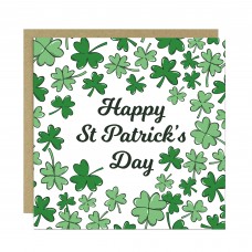 Happy St Patricks Day Card, Irish Day Cards with Hearts