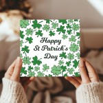 Happy St Patricks Day Card, Irish Day Cards with Hearts