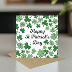Happy St Patricks Day Card, Irish Day Cards with Hearts