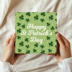 St Patricks Day Card - Irish Shamrock for Friends and Family