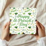 Happy St Patricks Day Greetings Card For Friends Family Kids 