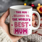 World's Best Mum Mug Mum Mug Gifts For Mum Birthday Mothers Day