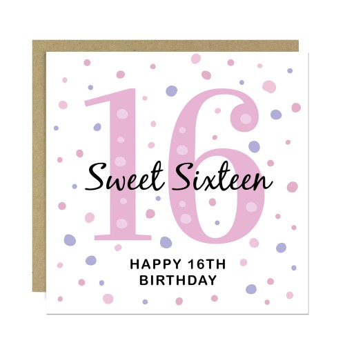 16th Birthday Card For Daughter Sweet 16th Birthday For Her 
