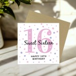 16th Birthday Card For Daughter Sweet 16th Birthday For Her 