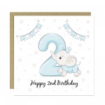 2nd Birthday Card For Boy Son 2nd Birthday Card Nephew Birthday