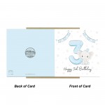 3rd Birthday Card For Boy Son 3rd Birthday Card Niece Birthday