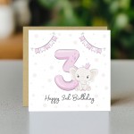 3rd Birthday Card For Girl, Daughter 3rd Birthday Card, Special 