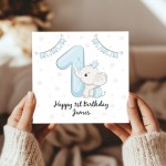 Personalised 1st Birthday Card For Boy Son 1st Birthday Card