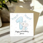 Personalised 1st Birthday Card For Boy Son 1st Birthday Card