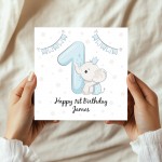 Personalised 1st Birthday Card For Boy Son 1st Birthday Card