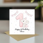 Personalised 1st Birthday Card For Girl Daughter 1st Birthday