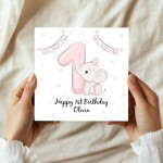 Personalised 1st Birthday Card For Girl Daughter 1st Birthday