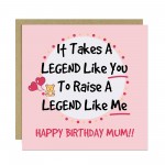 Funny Mum Birthday Card Joke Birthday Card Mum Birthday Cards
