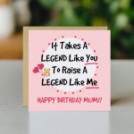 Funny Mum Birthday Card Joke Birthday Card Mum Birthday Cards
