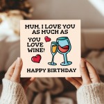 Mum Birthday Card Funny, Birthday Card Mum, Mum Birthday Card