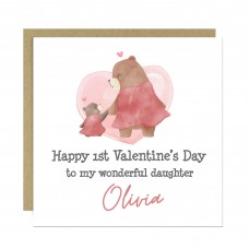 Personalised Valentines Card For Daughter, Card For Her