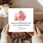 Personalised Valentines Card For Daughter, Card For Her