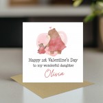 Personalised Valentines Card For Daughter, Card For Her