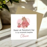 Personalised Valentines Card For Daughter, Card For Her
