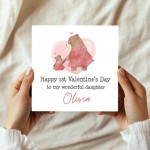Personalised Valentines Card For Daughter, Card For Her