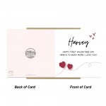 Personalised First Valentines Day Card For Boyfriend Girlfriend