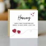 Personalised First Valentines Day Card For Boyfriend Girlfriend