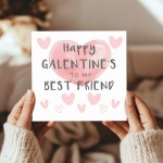 Happy Galentines To My Best Friend, Galentines Day Card, For Her